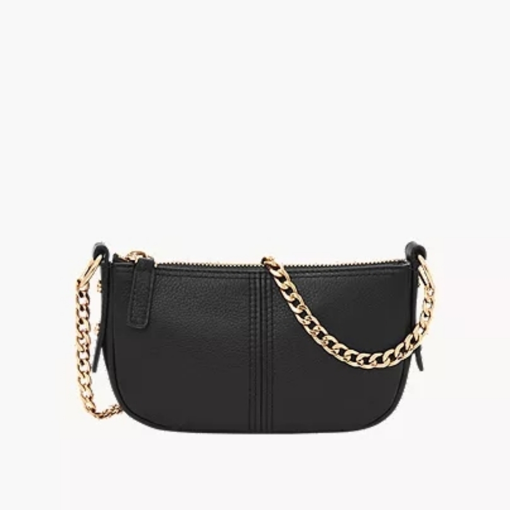 FOSSIL "Jolie" Mini Leather Black Crossbody - NWT